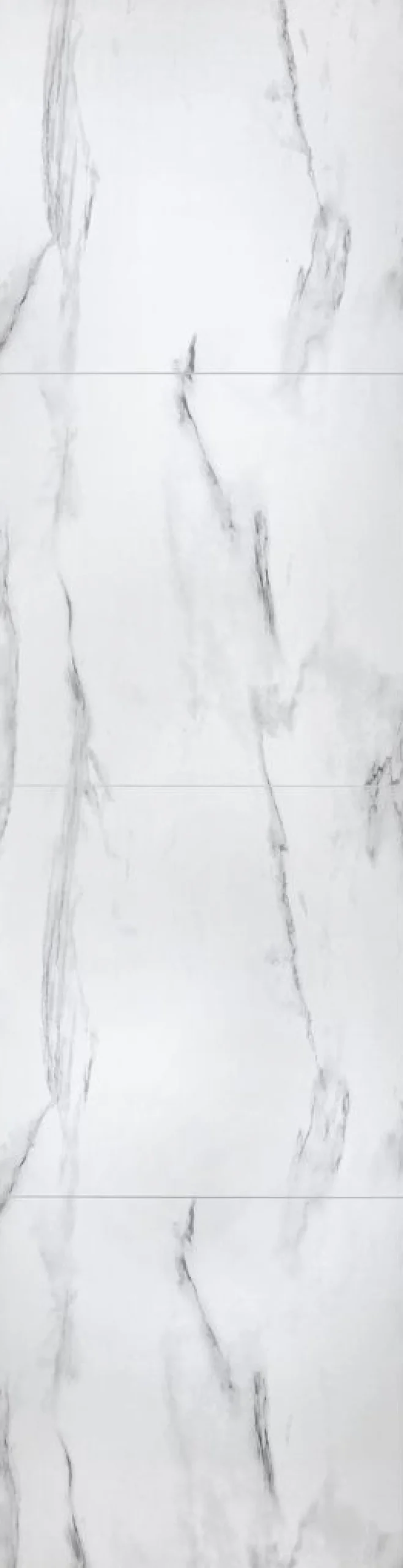 Märkätilalevy Berry Alloc Wall&Water Marmori Valkoinen Satin 600 x 600 mm:n kuviolla