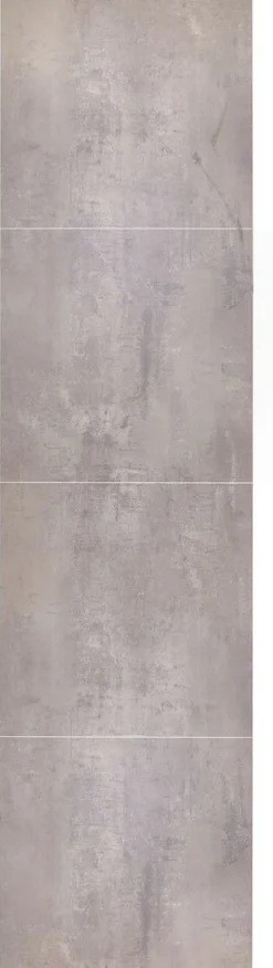 Märkätilalevy Berry Alloc Wall&Water Cement Satin 600 x 600 mm:n kuviolla