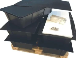 Muoviponttonipaketti Savorak M-100 5kpl + saranat