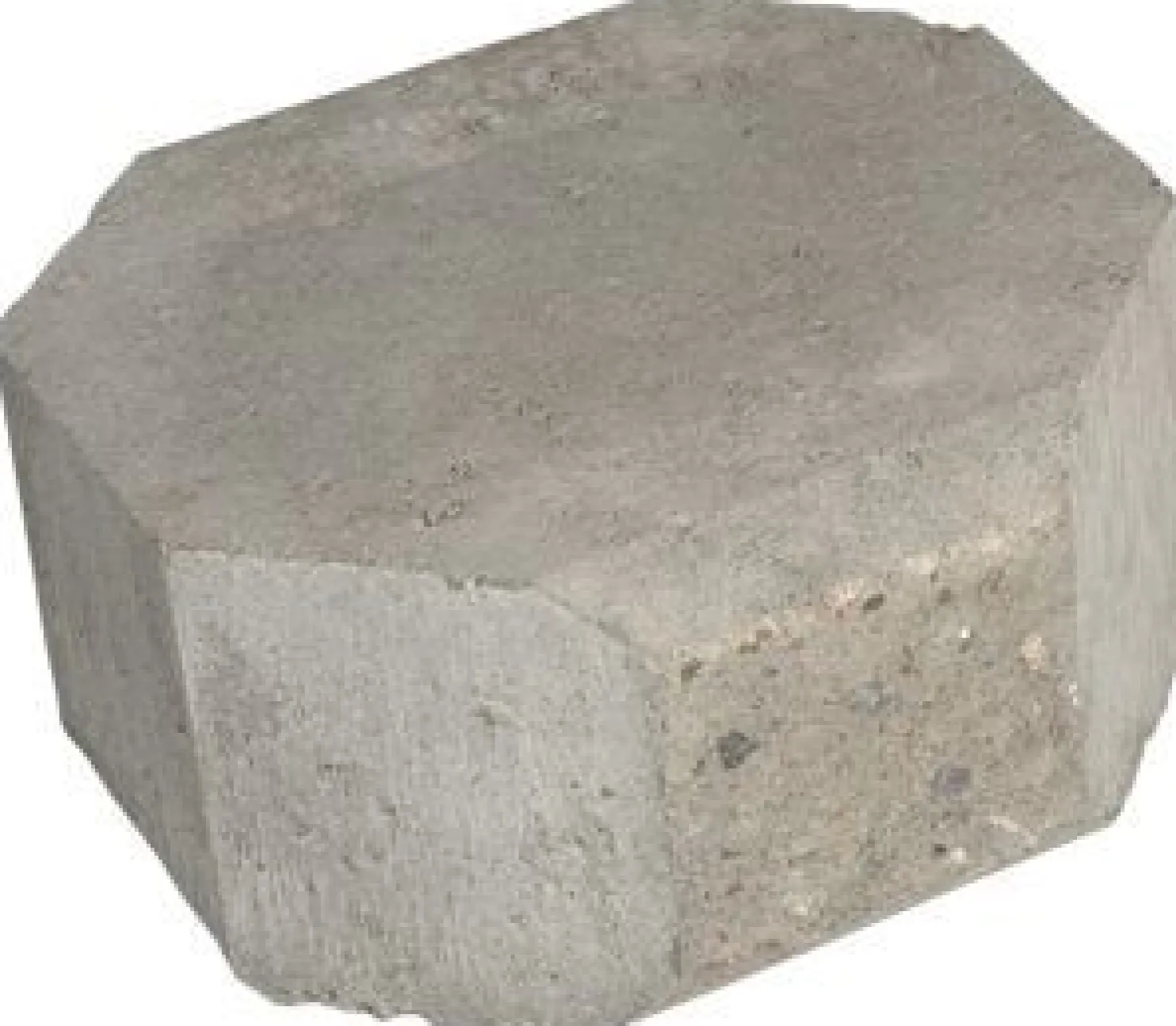 Muurikivi Rudus Aitakivi kansipääty 200x200x100 mm sileä harmaa