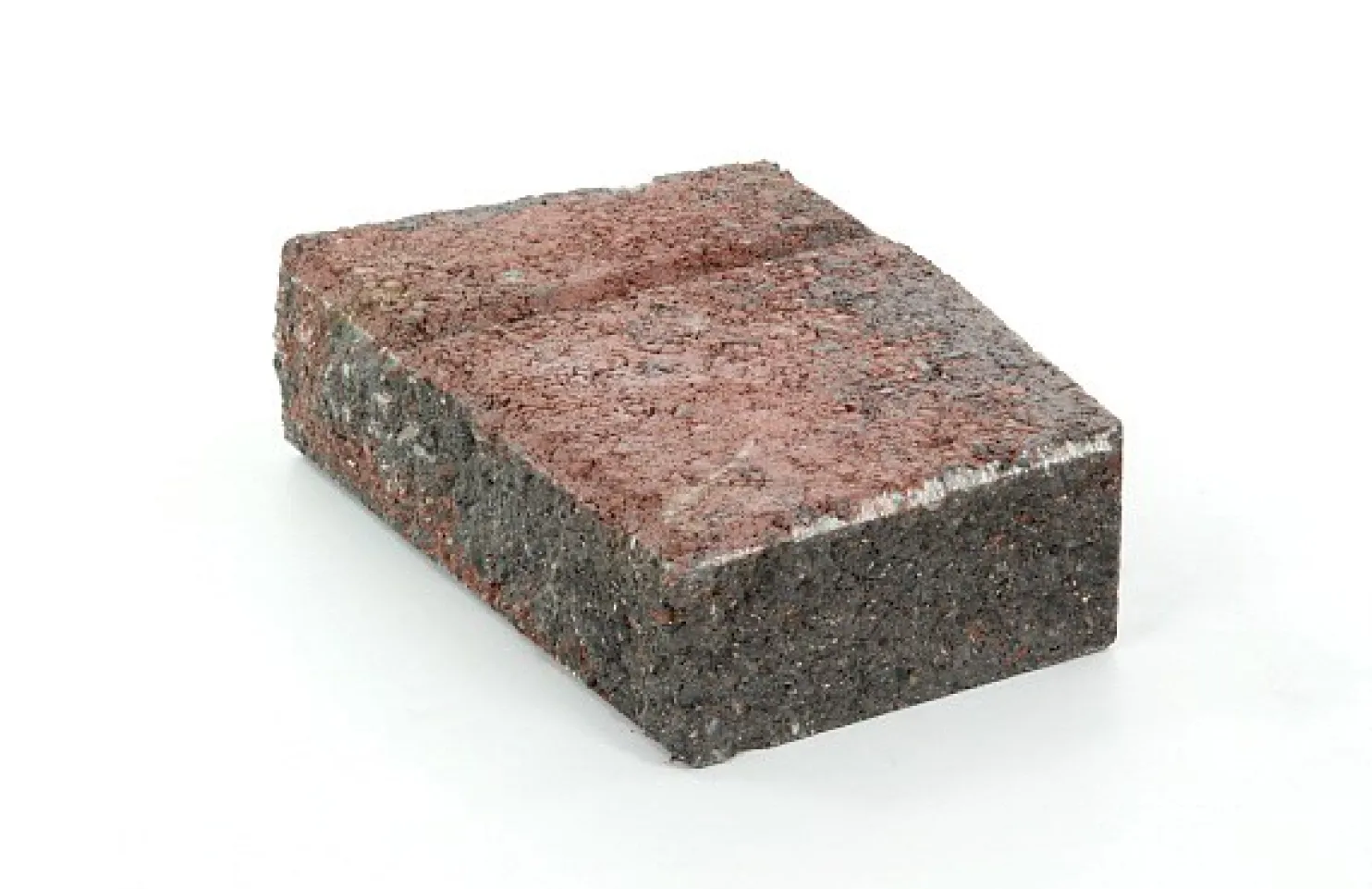 Muurikivi Rudus Muurikko kulmakivi 352x235x100 mm sileä punamusta