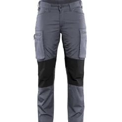 Naisten housut Blåkläder 7159 Stretch harmaa/musta