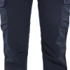 Naisten housut Blåkläder 7144 Stretch tummansininen/musta