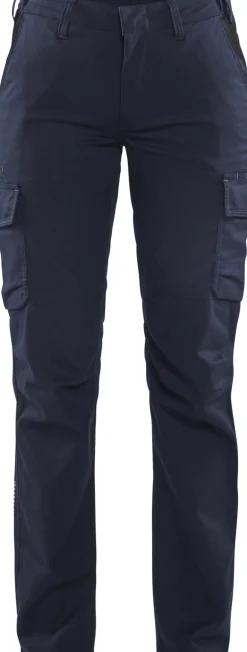 Naisten housut Blåkläder 7144 Stretch tummansininen/musta