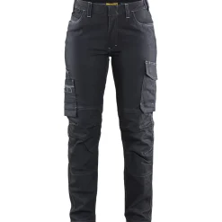 Naisten housut Blåkläder 7140 Stretch Cordura Denim