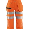 Naisten piraattihousut Blåkläder 7139 Highvis huomio-oranssi