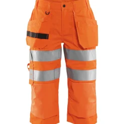 Naisten piraattihousut Blåkläder 7139 Highvis huomio-oranssi