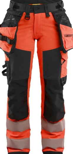 Naisten riipputaskuhousut Blåkläder 7022 Highvis 4-way Stretch