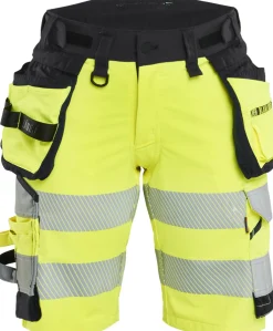 Naisten shortsit Blåkläder 7020 Highvis 4-way Stretch
