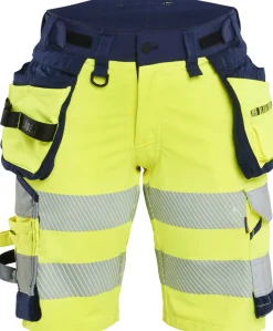 Naisten shortsit Blåkläder 7020 Highvis 4-way Stretch