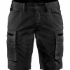 Naisten shortsit Blåkläder 7149 Stretch musta