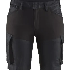Naisten shortsit Blåkläder 7137 Stretch mariininsininen/musta
