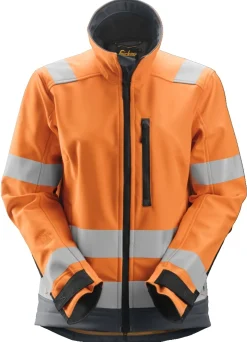 Naisten softshell-huomiotakki Snickers Workwear 1237 oranssi