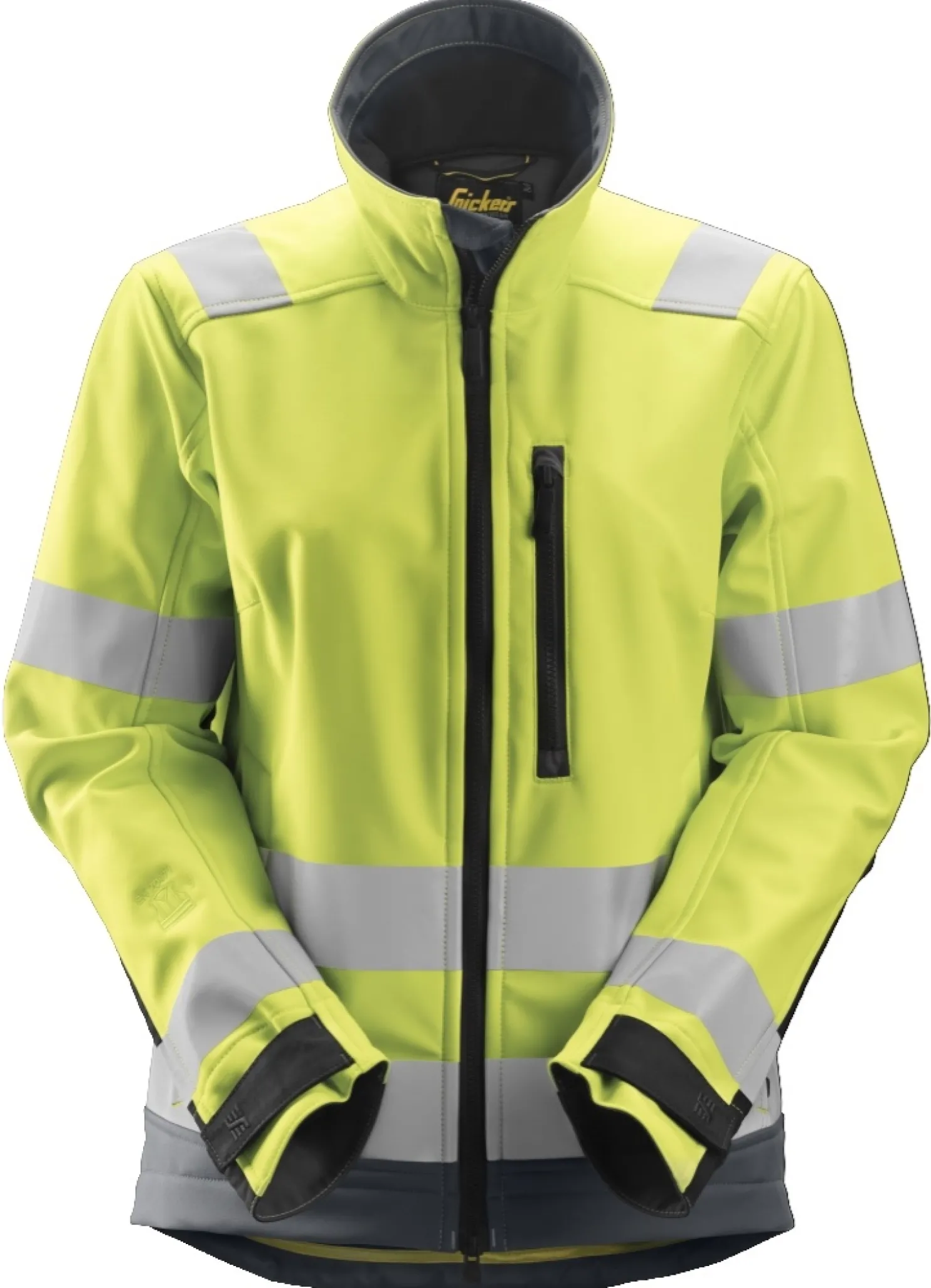 Naisten softshell-huomiotakki Snickers Workwear 1237 keltainen