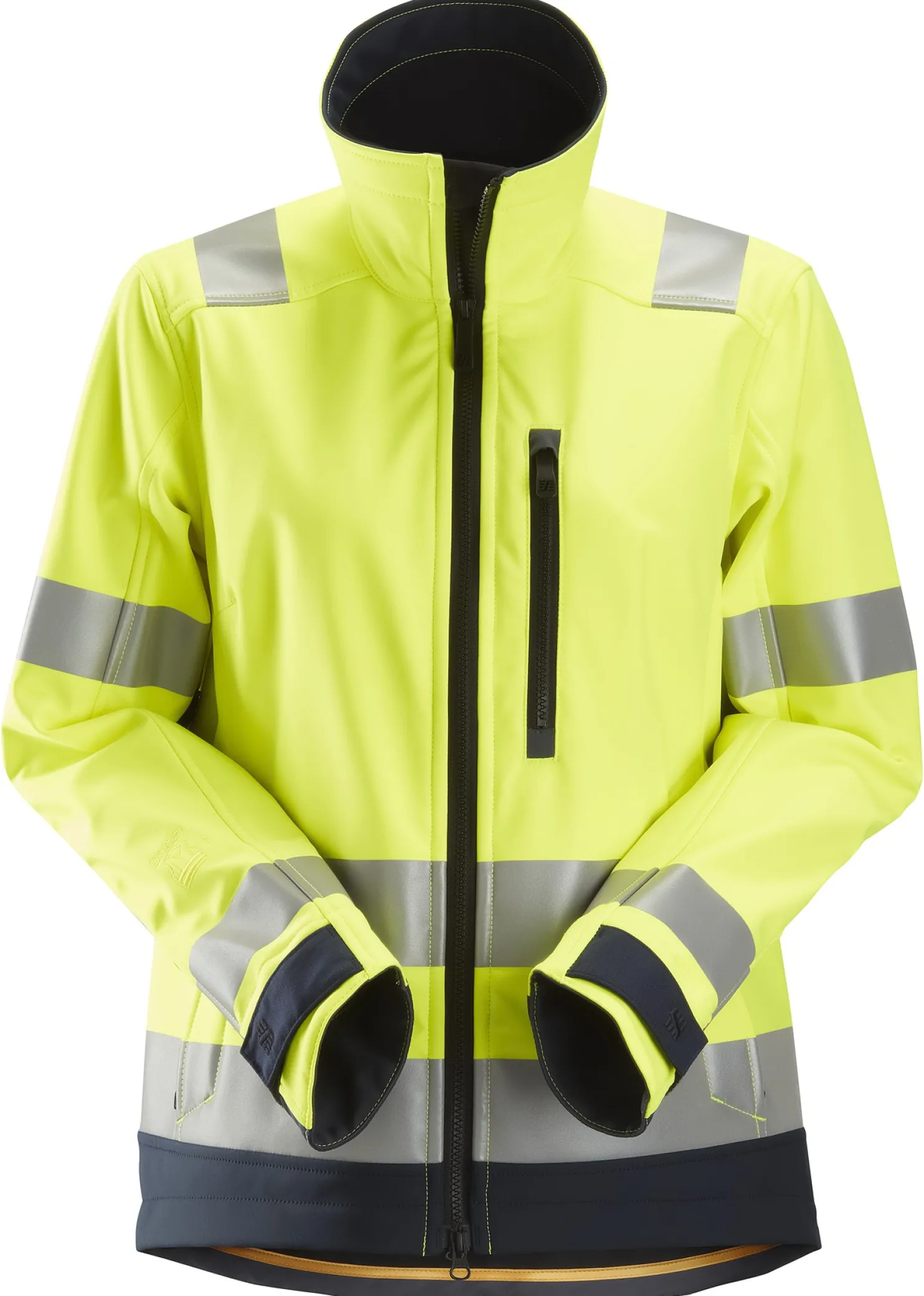 Naisten softshell-huomiotakki Snickers Workwear 1237 keltainen