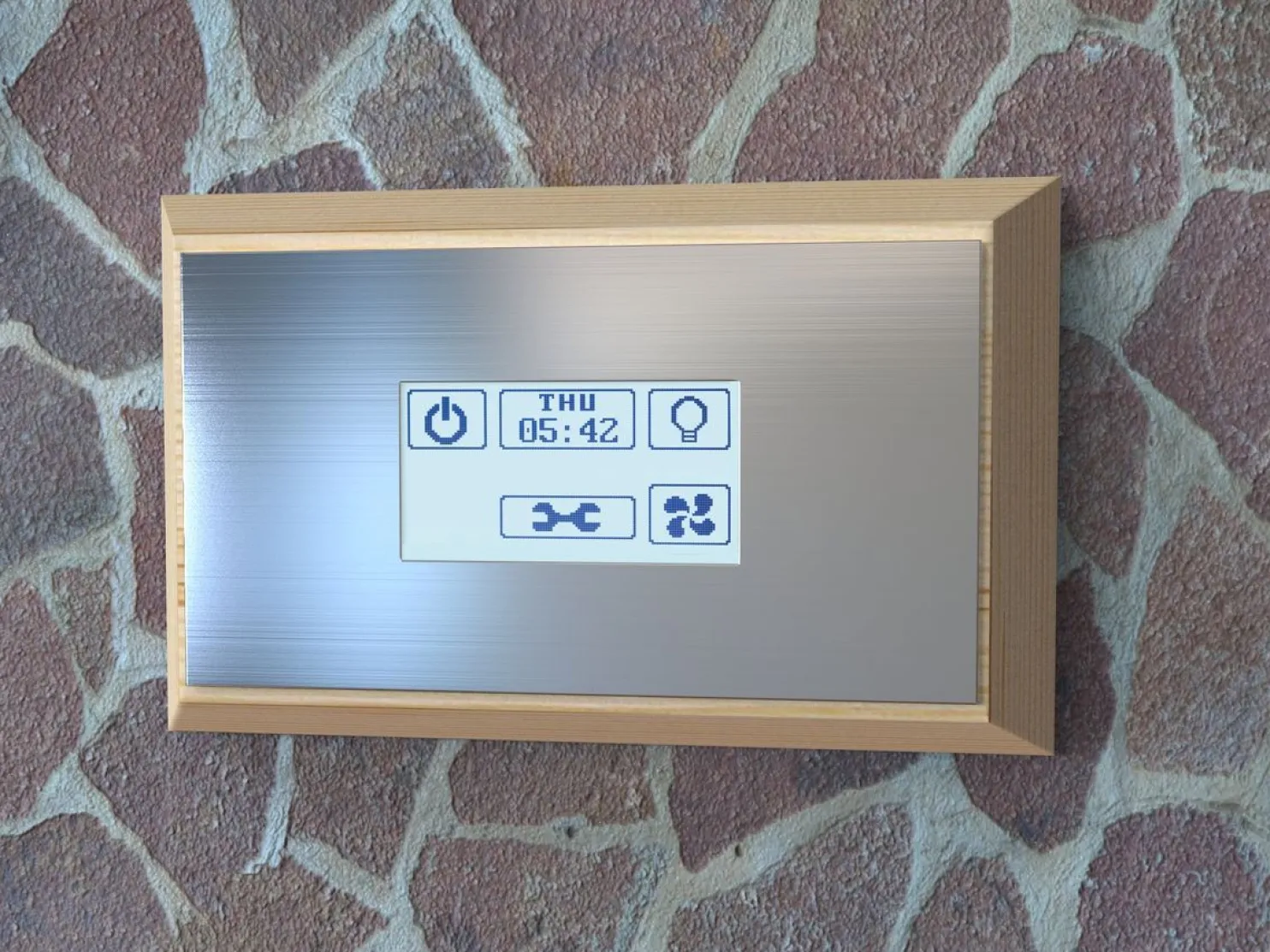 Ohjainpaneeli SAWO STEAM Stainless Touch Control
