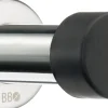 Ovenpysäytin Beslagsboden 75mm BK148, kiiltävä ruostumaton teräs