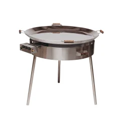 Paellasetti GrillSymbol PRO-960-INOX Ø 96 cm B-600 kaasupoltin säädinletkusetti teräs