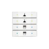 Painike ABB KNX Impressivo - 4 MV T U valkoinen