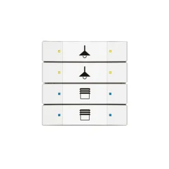 Painike ABB KNX Impressivo - 4 MV T U valkoinen