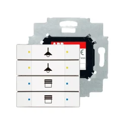 Painike ABB KNX Impressivo - 4 MV T U B valkoinen