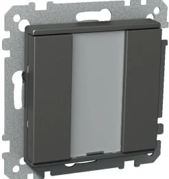 Painike KNX 2-osainen P 2 T USE UK antrasiitti Exxact Primo