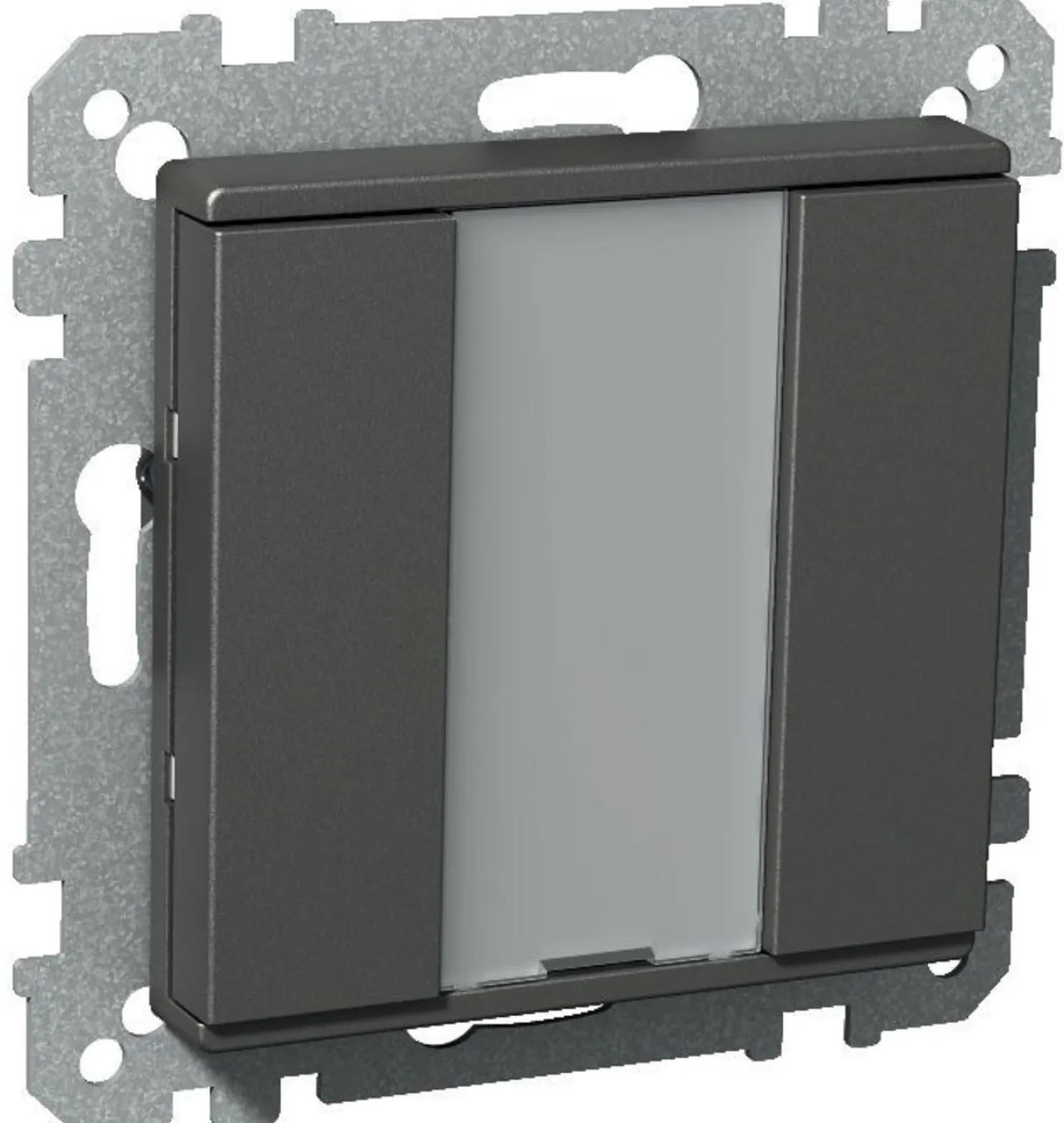Painike KNX 2-osainen P 2 T USE UK antrasiitti Exxact Primo