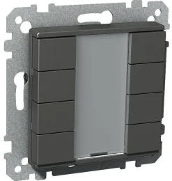 Painike KNX 8-osainen P 8 T USE UK antrasiitti Exxact