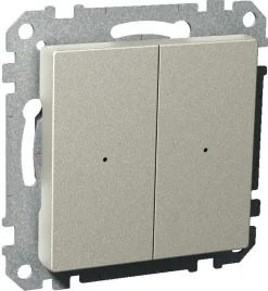 Painikevipu KNX 2 toiminto UK metalli Exxact