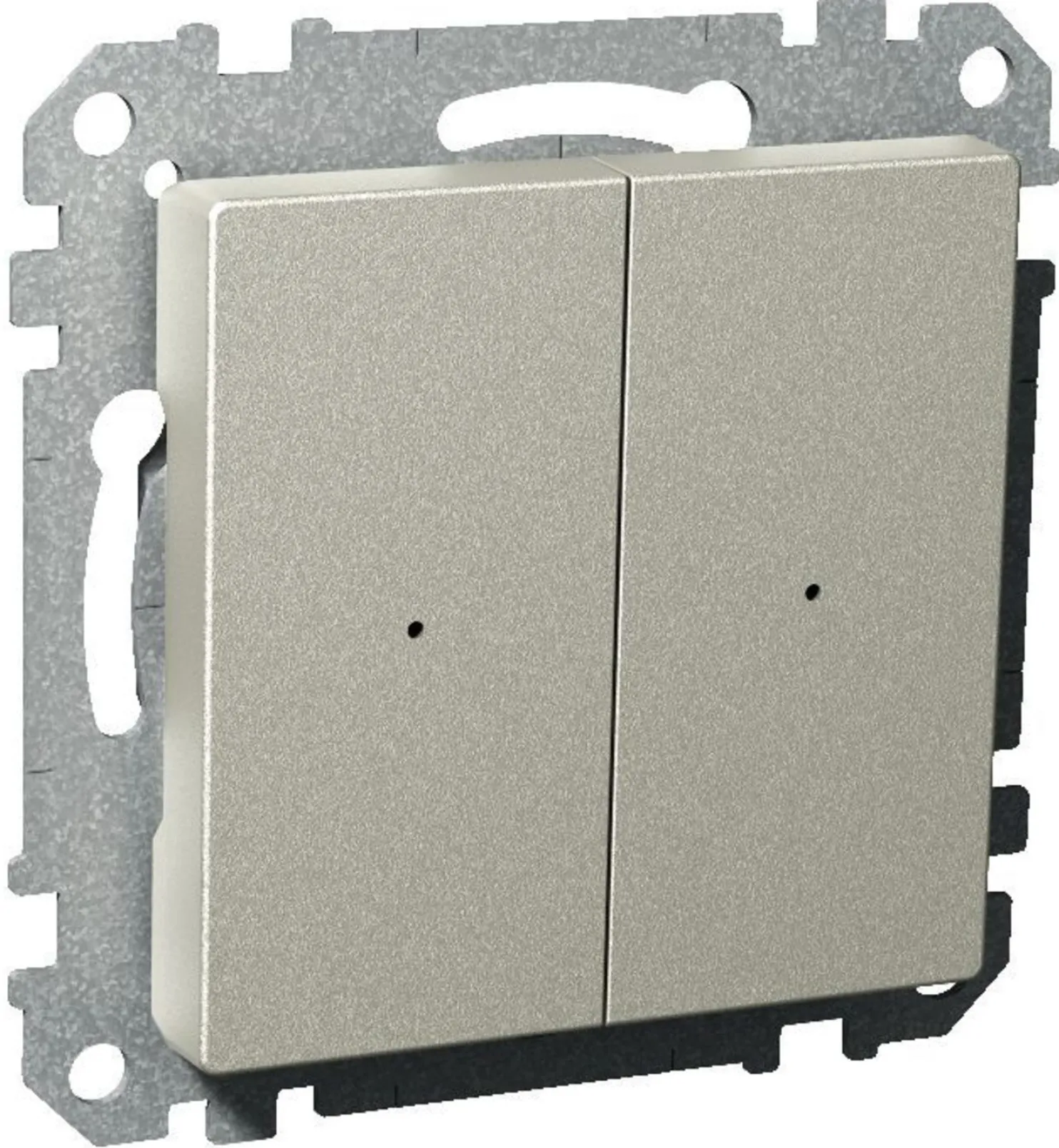 Painikevipu KNX 2 toiminto UK metalli Exxact
