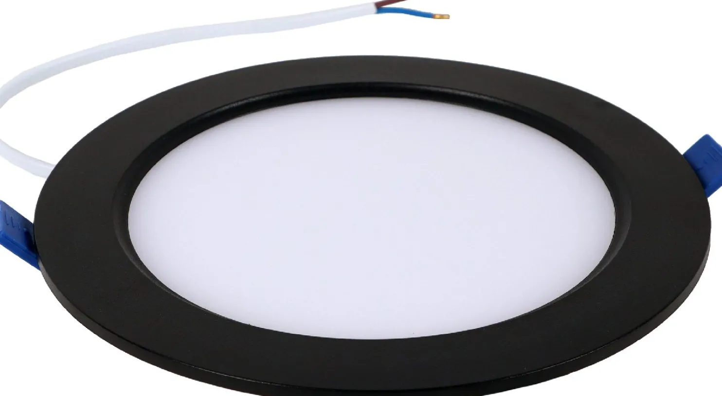 Paneelivalaisin Led Energie 12W 3CCT Ø171mm, musta pyöreä, uppoasenteinen himmennettävä
