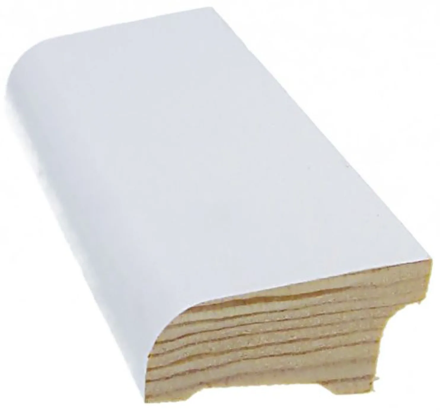 Parkettilista Cent 21x45x3300 mm mänty valkoinen
