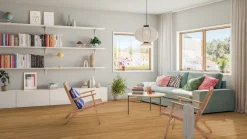 Parketti Tarkett Pure Tammi Nature Plank, 1-sauvainen, mattalakattu, eri kokoja