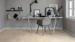 Parketti Tarkett Shade Tammi Northern White TreS valkoinen 3-sauva mattalakattu