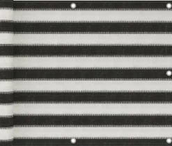 Parvekkeen suoja hdpe 75x500 cm antrasiitti ja valkoinen