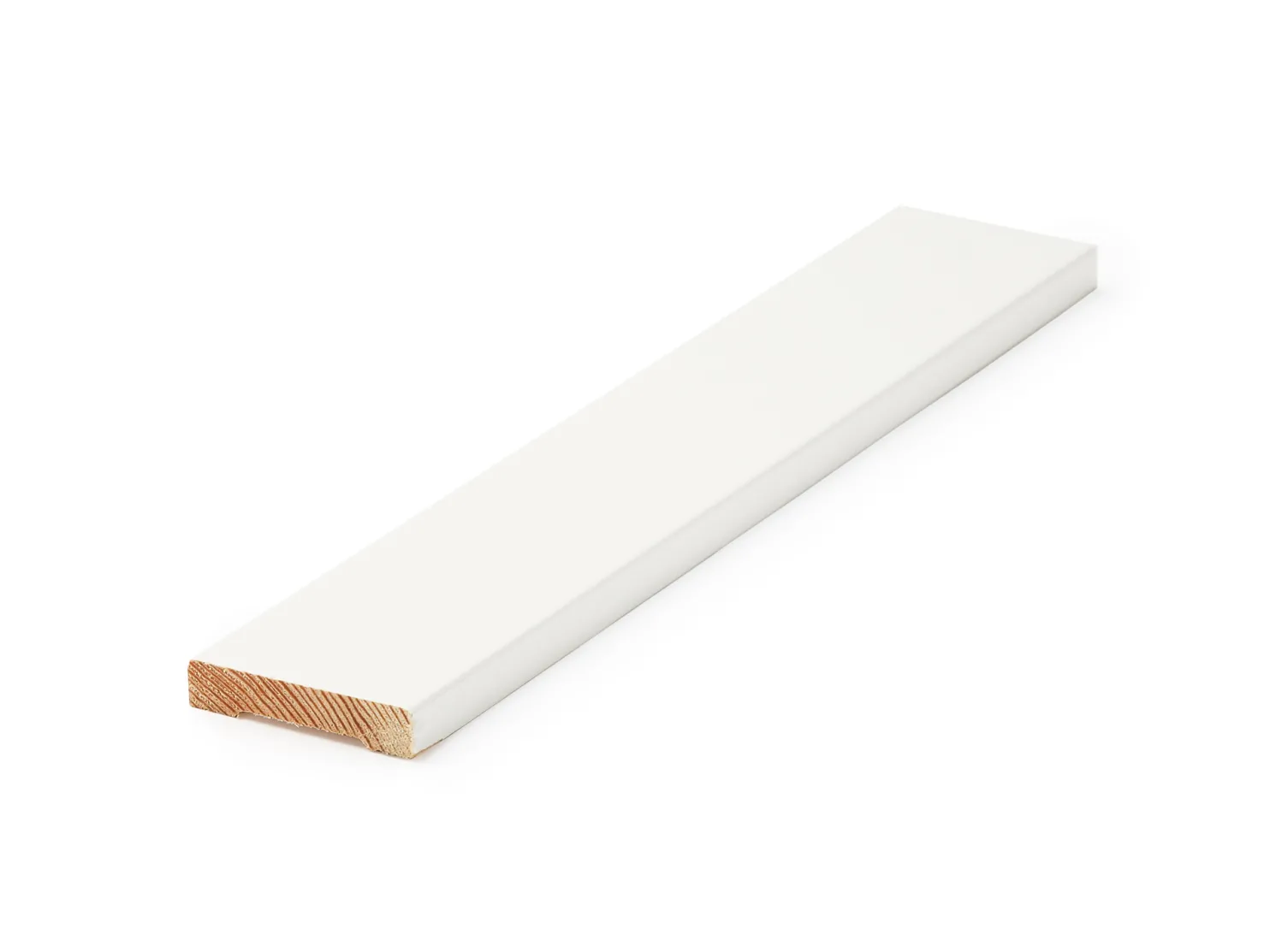 Peitelista Cent, 12x58mm, mänty, valkoinen, eri pituuksia