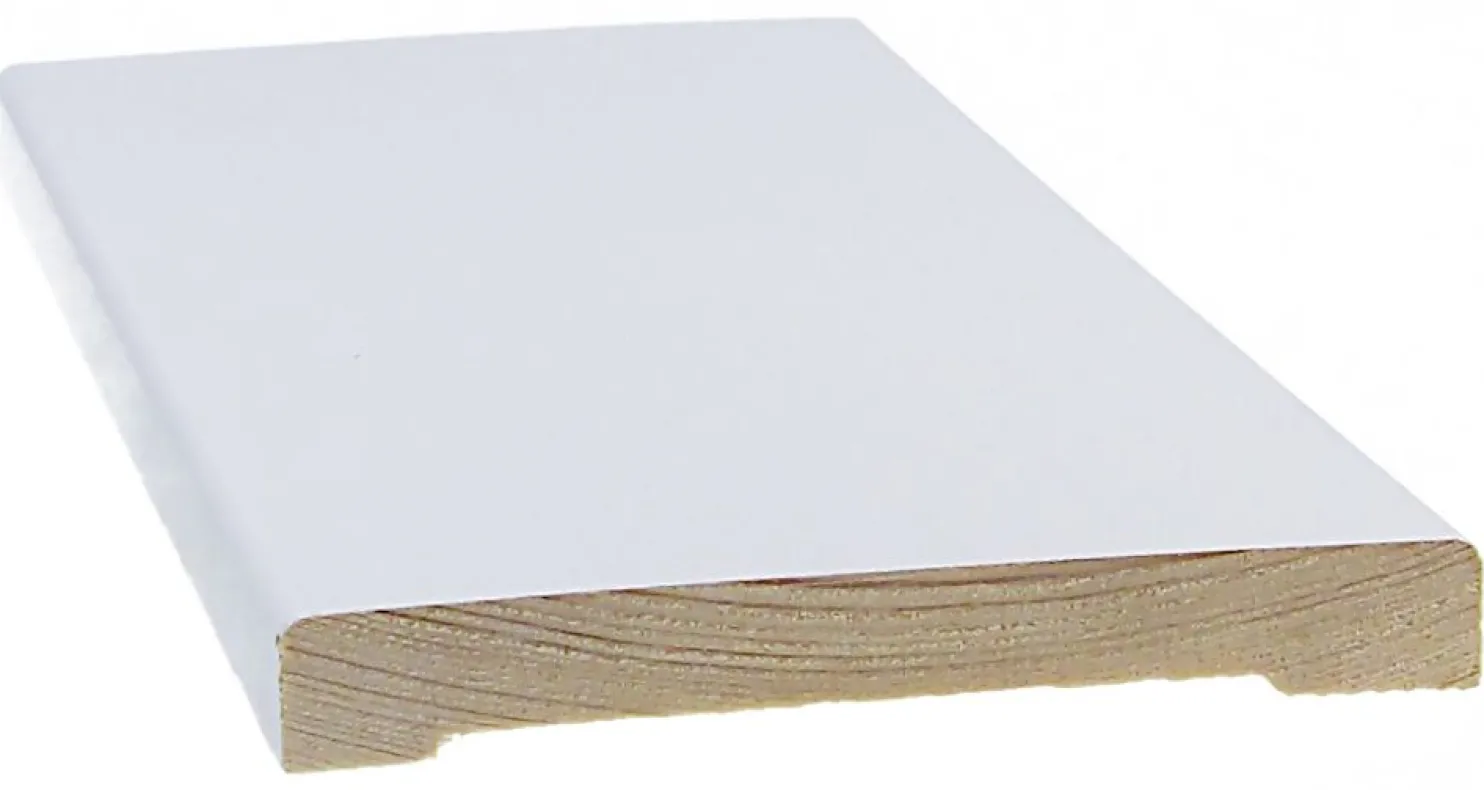 Peitelista Cent 12x95x3300 mm mänty valkoinen