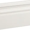 Peitelista/jalkalista Siparila Kumpu 15x92 mm puhtaanvalkoinen