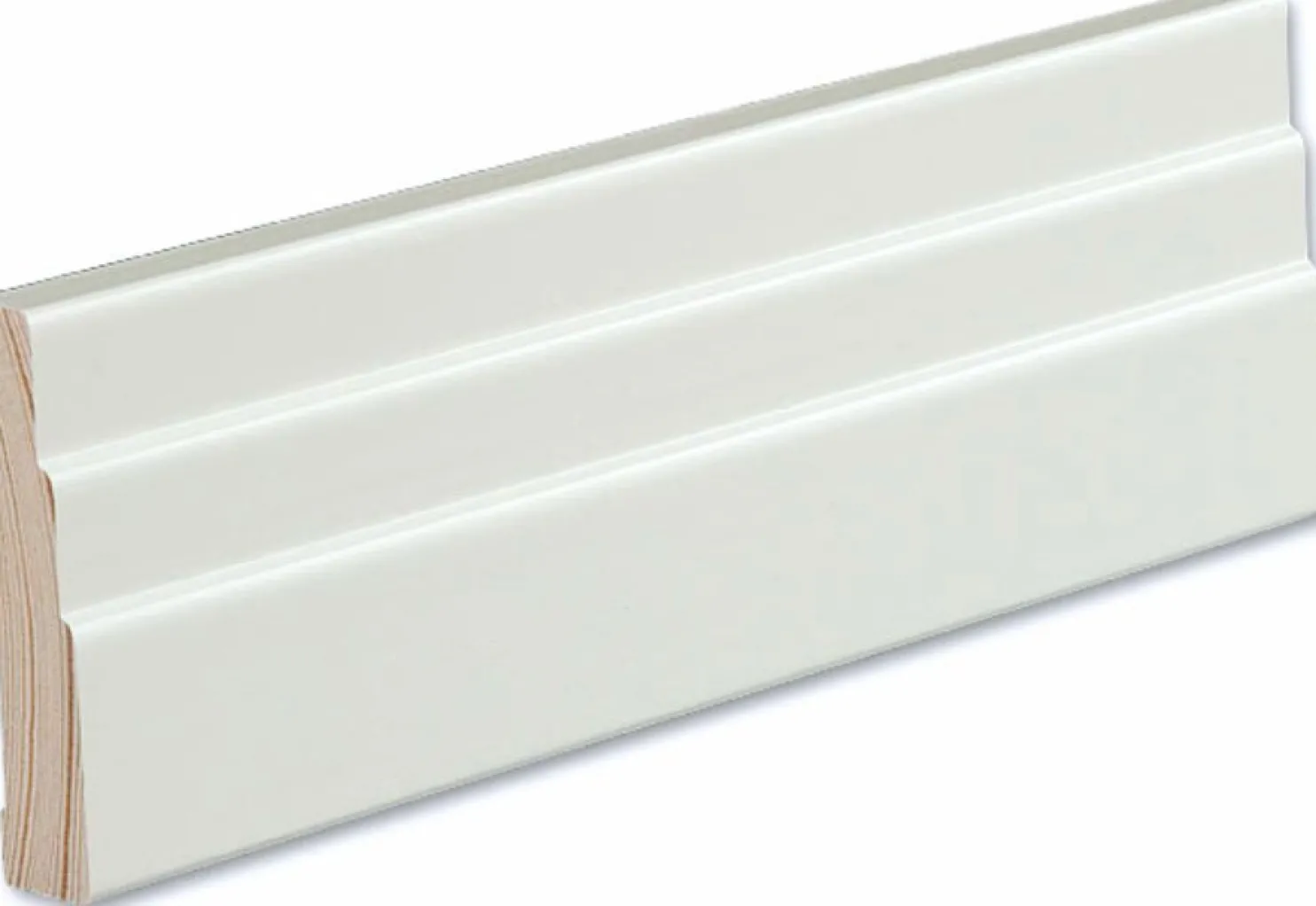 Peitelista/jalkalista Siparila Vana 15x70x3600 mm puhtaanvalkoinen 5 kpl/pak
