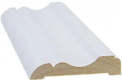 Peitelista/koristelista Cent, 15x69mm, mänty, valkoinen, eri pituuksia