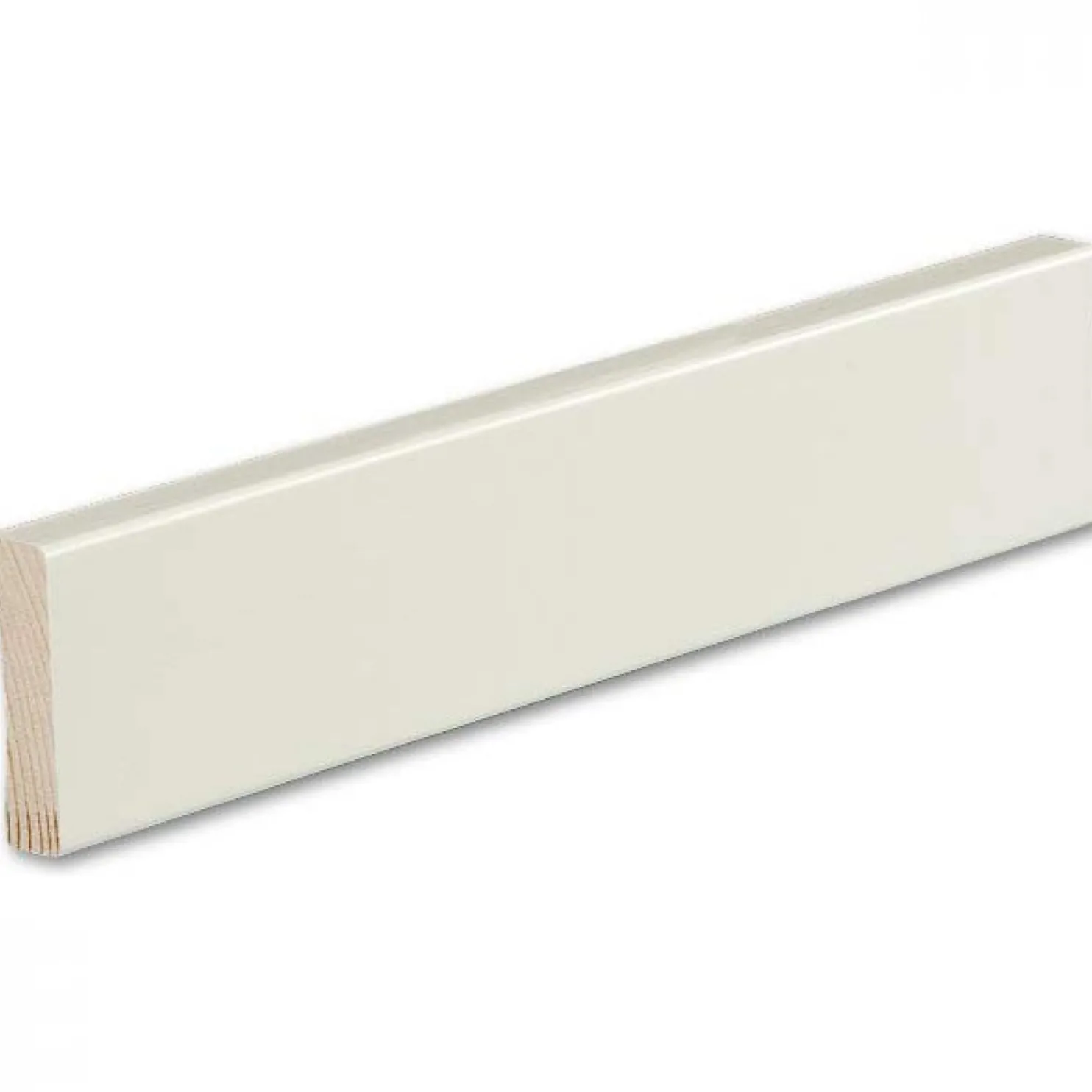 Peitelista Siparila Kiille 12x42x3600 mm puhtaanvalkoinen 10 kpl/pak