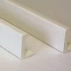 Peitelistat Panelia Woods märkätilakarmiin, 12x42/2200mm, ylä-ja alapää lovettu, valkoinen pvc, eri kokoja