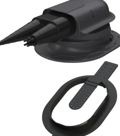 Peltikaton läpivienti Vilpe Solar Classic Click, eri värejä