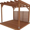 Pergola Miljöökoriste, ruskea, eri mittoja