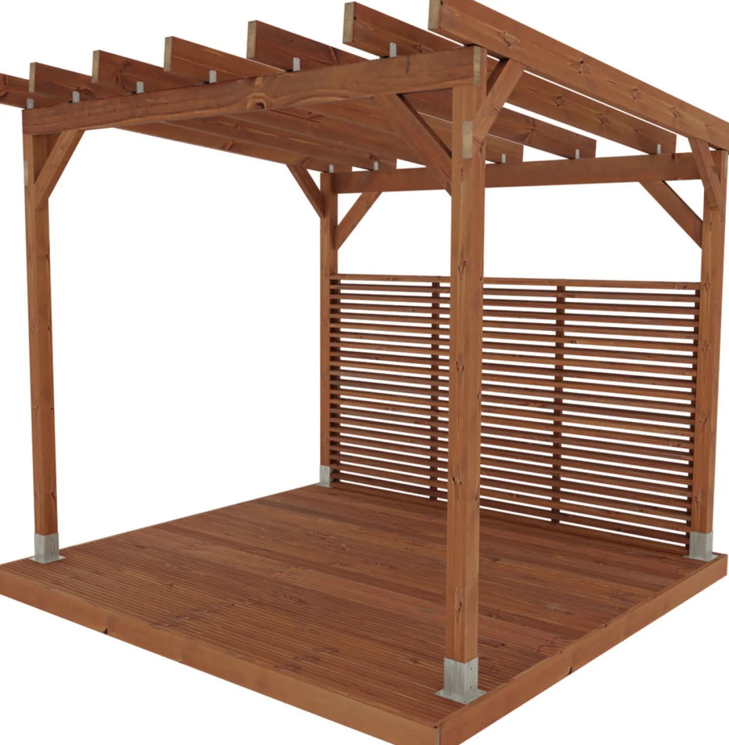 Pergola Miljöökoriste, ruskea, eri mittoja