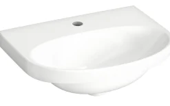 Pesuallas Gustavsberg Nautic, 50 cm, pulttikiinnitys, hananreikä keskellä, vakiopintakäsittely