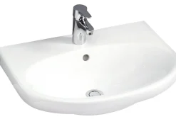 Pesuallas Gustavsberg Nautic, 56 cm, pultti/kannatinkiinnitys, ilman hananreikää, vakiopintakäsittely