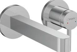 Pesuallashana Hansgrohe Finoris piiloasennus seinään juoksuputki 16,8 cm, kromi