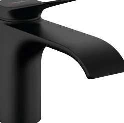 Pesuallashana Hansgrohe Vivenis 80, vipupohjaventtiili, mattamusta
