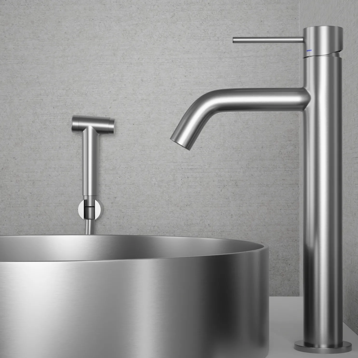 Pesuallashana Scandtap Steel Voyage High B, bideesuihkulla, teräs